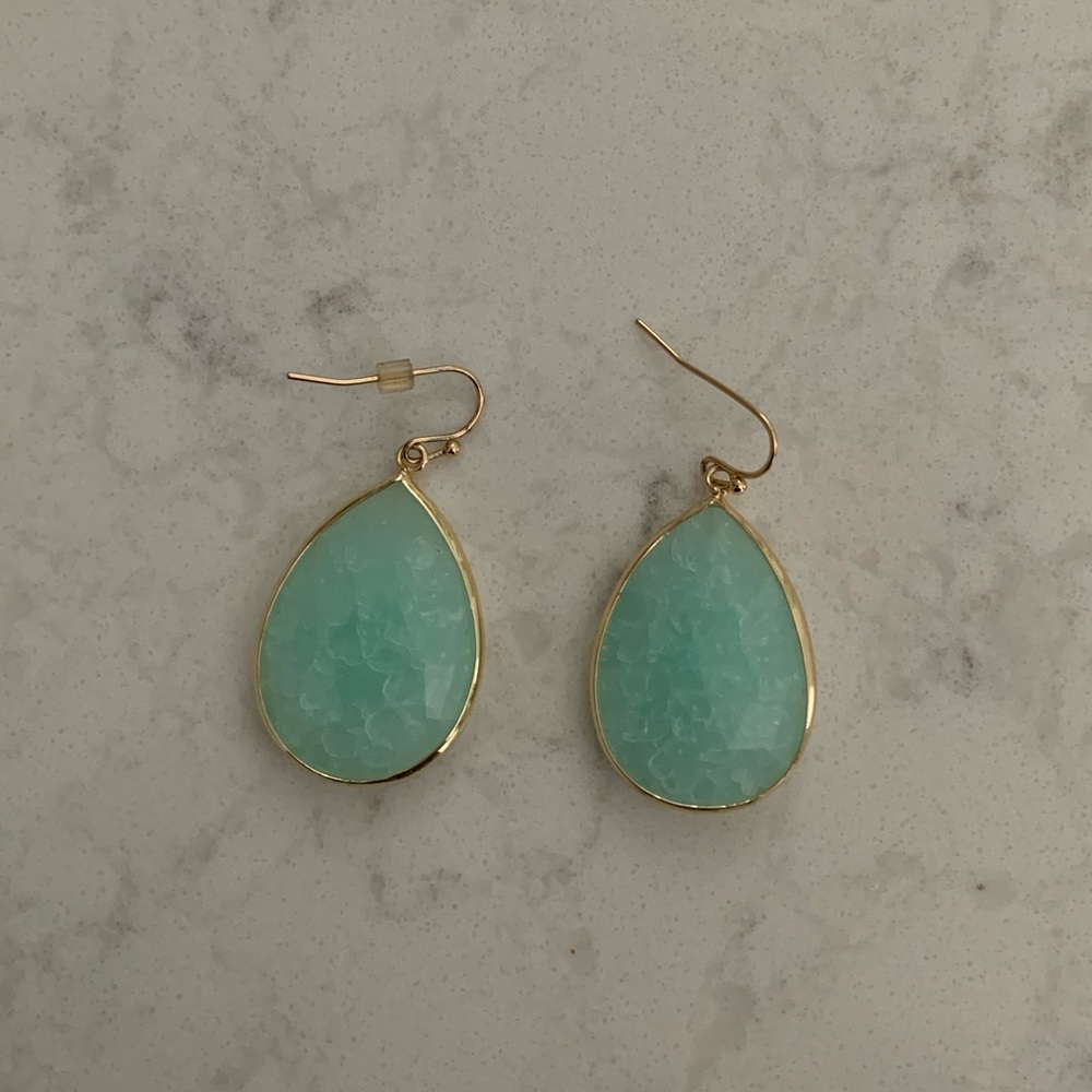 Beautiful stone drop earrings